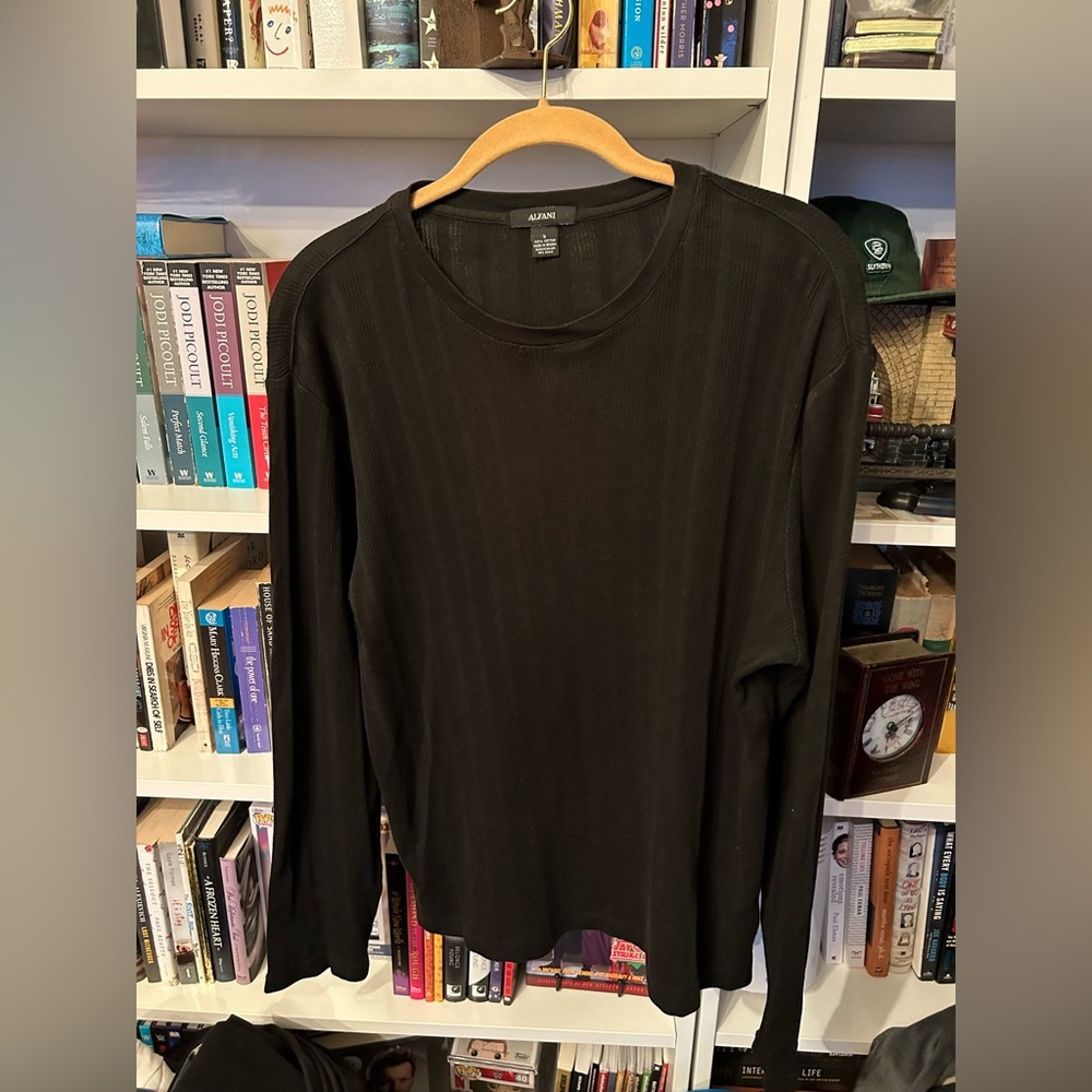 Alfani Black Knit Cardigan
